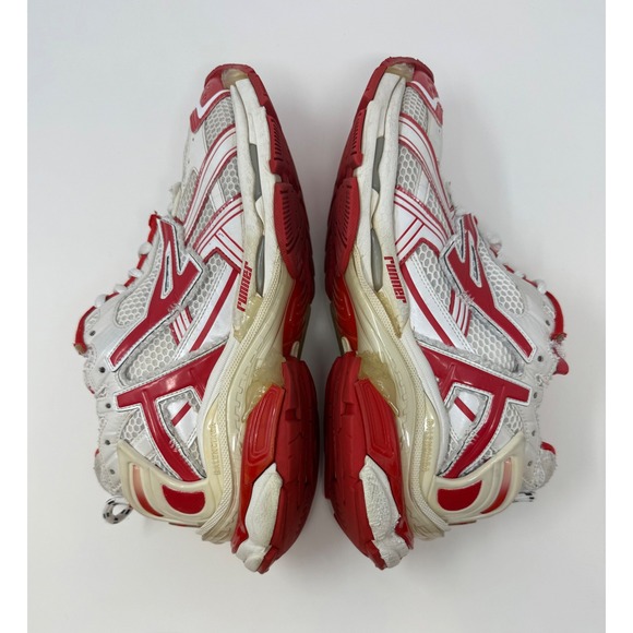 Balenciaga Runner Sneaker Red/White Size 12 US 45 EU - Picture 3 of 10